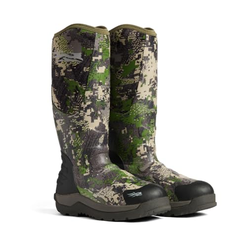 SITKA Back40 Boot Insulated Waterproof Hunting Boot 800g Thinsulate Multi-Surface Traction All-Day Comfort for Pre-Season & Late-Season Hunts Optifade Cover Size 6
