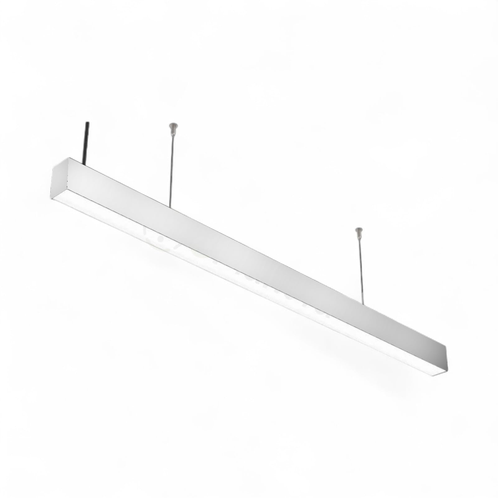 TOT ELECTRIC Plafoniera led lineare 40W 120cm collegabile modulabile lampada da soffitto Bianco luce bianca naturale calda per ufficio casa