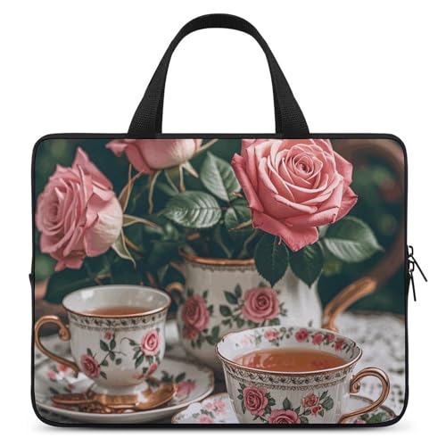 Sacoche ordinateur portable 15 pouces imprimé roses pour le bureau