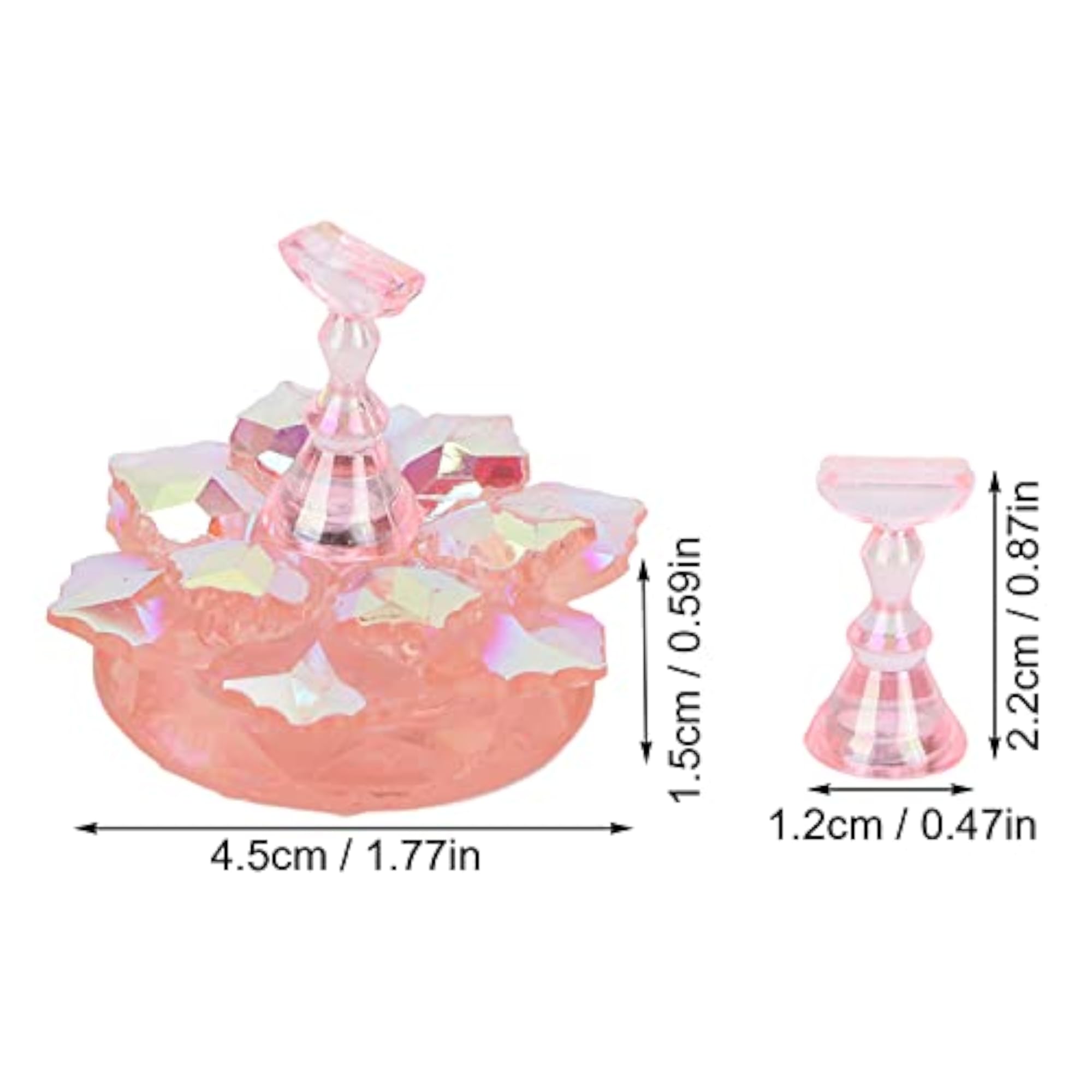 Nail Tip Practice Stand, Magnetic Holder
