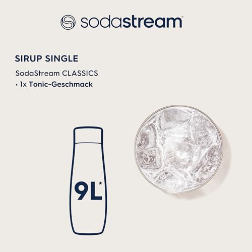 SodaStream CLASSICS Tonic ohne Zucker | Sirup | Zuckerfrei | Sekundenschnell zubereitet & immer frisch | Ergibt ca. 9 Liter | 440 ml | 1er-Pack 3