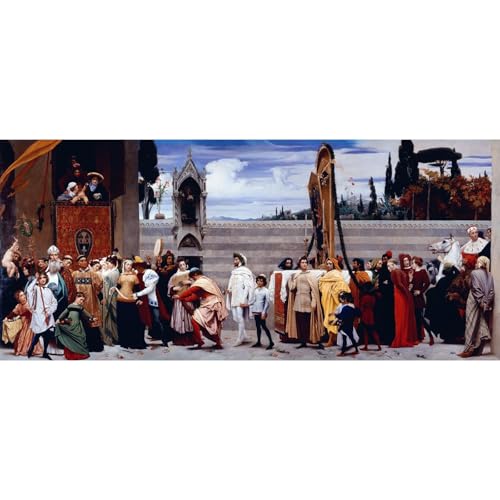 Toile Célébration de la Vierge Leighton - Habillez un grand mur vide avec style