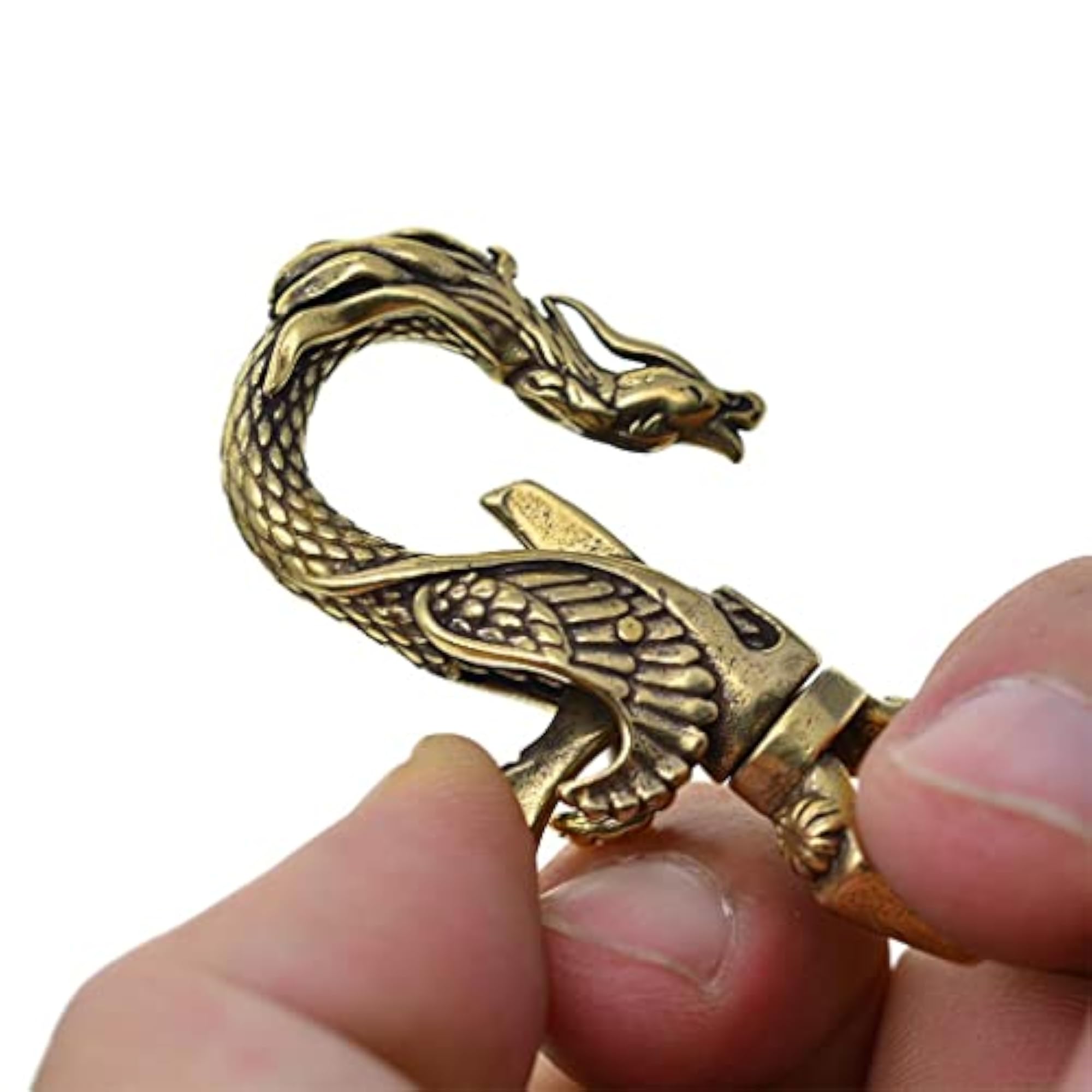 Handmade Brass Phoenix Decorative Swivel Claw Lobster Clasps