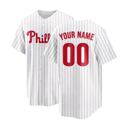 Camiseta de béisbol personalizada para adultos y jóvenes con nombre, número y logo miniatura 1