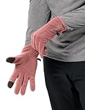 Touchscreen-kompatibel Jack Wolfskin REAL STUFF GLOVE mineral red, XL