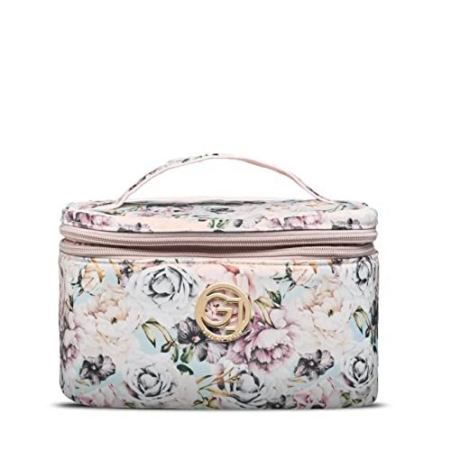 Gillian Jones Beauty Box - Rose Flowerprint, Schwarz