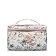 Gillian Jones Beauty Box - Rose Flowerprint, Schwarz