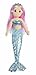 Aurora World- Aurora, 33085, Sea Sparkles Crystal, 46cm, Peluche, Blu e Rosa, Colore Blue And Pink