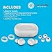 JLab JBuds Air True Wireless Signature Bluetooth Earbuds + Charging Case, White, IP55 Sweat Resistance, Bluetooth 5.0 Connection, 3 EQ Sound Settings Signature, Balanced, Bass Boost