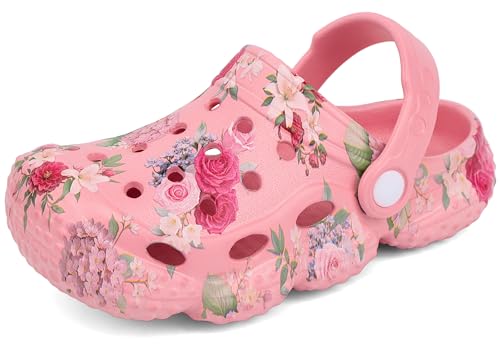 Image of INMINPIN Kids Girls Boys Clogs Garden Shoes Toddler Slides Sandals Children Water Shower Beach Pool Slippers Indoor Outdoor
