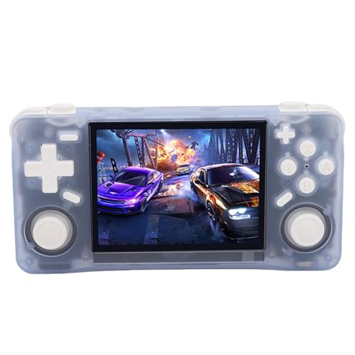 TYTOGE Reproductor de Juegos Portátil, Consola de Juegos Portátil Retro con Teclas Sensibles a la CPU Rk3326 para Entretenimiento (128GB)