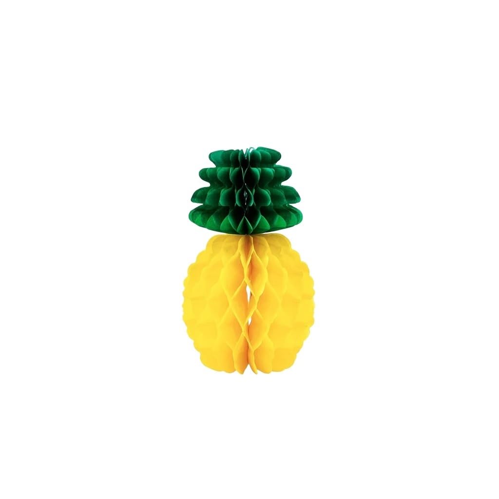 Summer Fruit Theme Party Honeycomb Decoration Paper Pineapple Strawberry Apple Grape Hanging Pendants Tropical Hawaiian Party(2)