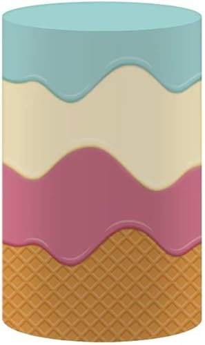 Miniatura 2 de Flowing Glaze - Fundas de mesa cilíndricas con cono de gofre, para decoración de fiestas temáticas de donas dulces, cubierta de pedestal, baby