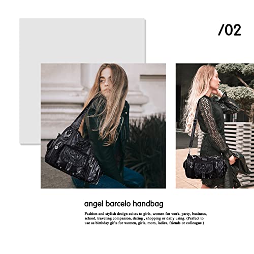 Image of Angel Barcelo Hobo Bag for Women Crossbody Purse and Handbags Shoulder Bags