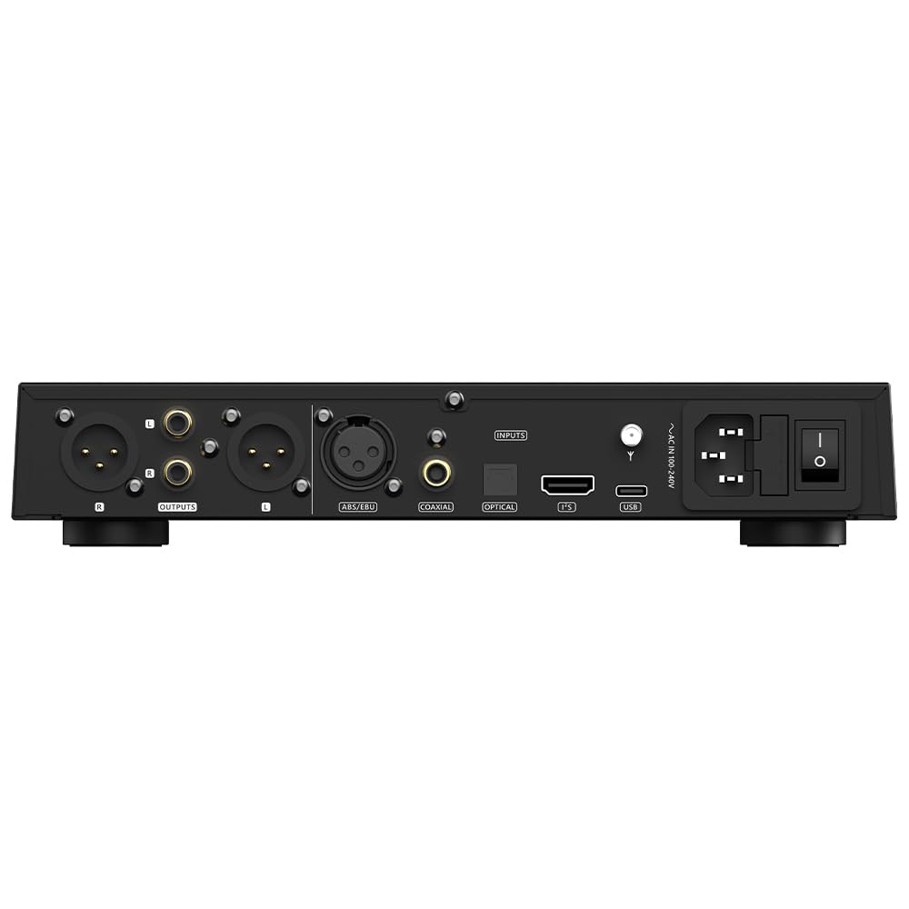 SMSL DL400 Audio Decoder amplificatore per cuffie 6,35 mm + 4,4 mm uscita cuffie XLR bilanciata uscita RCA I²S Audio Interface True Balanced Ear Amplifier 8 filtri