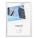 Price comparison product image Hampton Frames | EASYLOADER Poster Certificate Photo Frame EAS2130WHT | A4 21x30cm, White, Acrylic | Easy Front Loading, Lightweight Design, Wall or Desk Display | Modern Photo Framing Solution