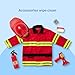 Melissa & Doug Fire Chief Role Play Costume Dress-Up Set, Pretend Play Firefighter Outfit with Realistic Accessories for Kids and Toddlers Ages 3+