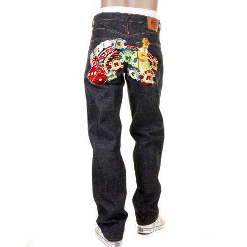 Rmc Martin Ksohoh Full Back Embroidered Casino Slimmer Cut 1001 Model Denim Jean Redm1217 Multicoloured #TOP4
