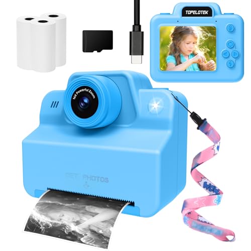 Kids Instant Camera Print Photos Instantly, Toy Camera That...