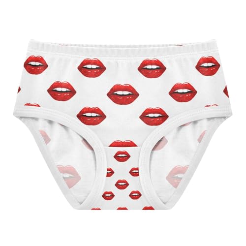 Red Lips Toddler Girls's Underwear 2T 202c1394