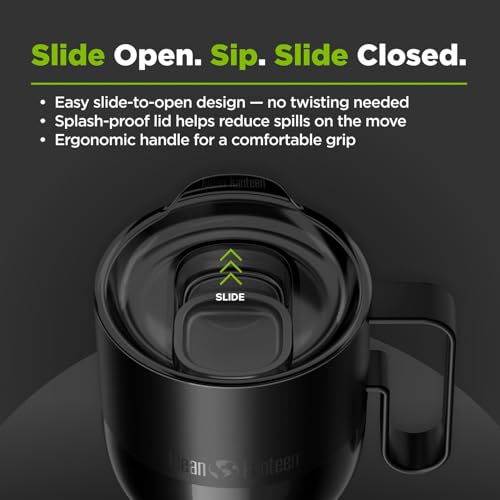Taza termo Klean Kanteen 12 oz acero inoxidable negro miniatura 5