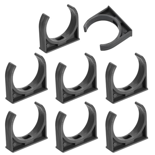 QUARKZMAN 8Pcs Attaches De Tube D'Eau En PVC, Fixations En Forme De U Pour Tuyaux, Support Pour...