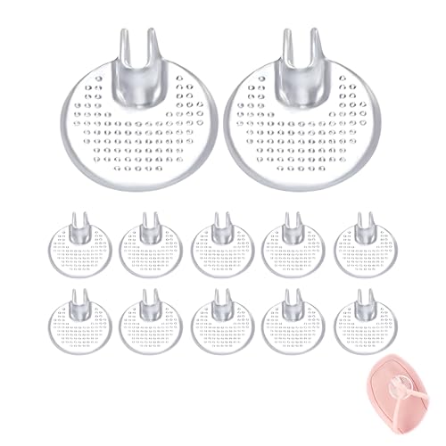 12pcs Zehenschutz Flip Flop Zehentrenner Schutzkissen Pads, 6 Paar Anti-Rutsch Schuhkissen Zehenpolster Zehenschoner für Flip Flops, Zehenschutz Schuheinlagen für Damen Herren Zehen Schutz