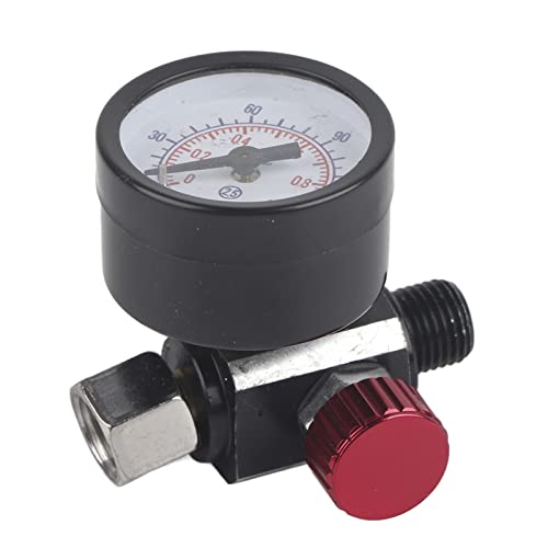 QANYEGN Paint Sprayer Air Pressure Regulator, Sprayer Pressure Gauge Air Pressure Regulator, Regulating Valve Inlet Pressure Gauge for Pneumatic Tool