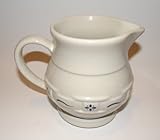 Longaberger Pottery and Glass Juice Pitcher