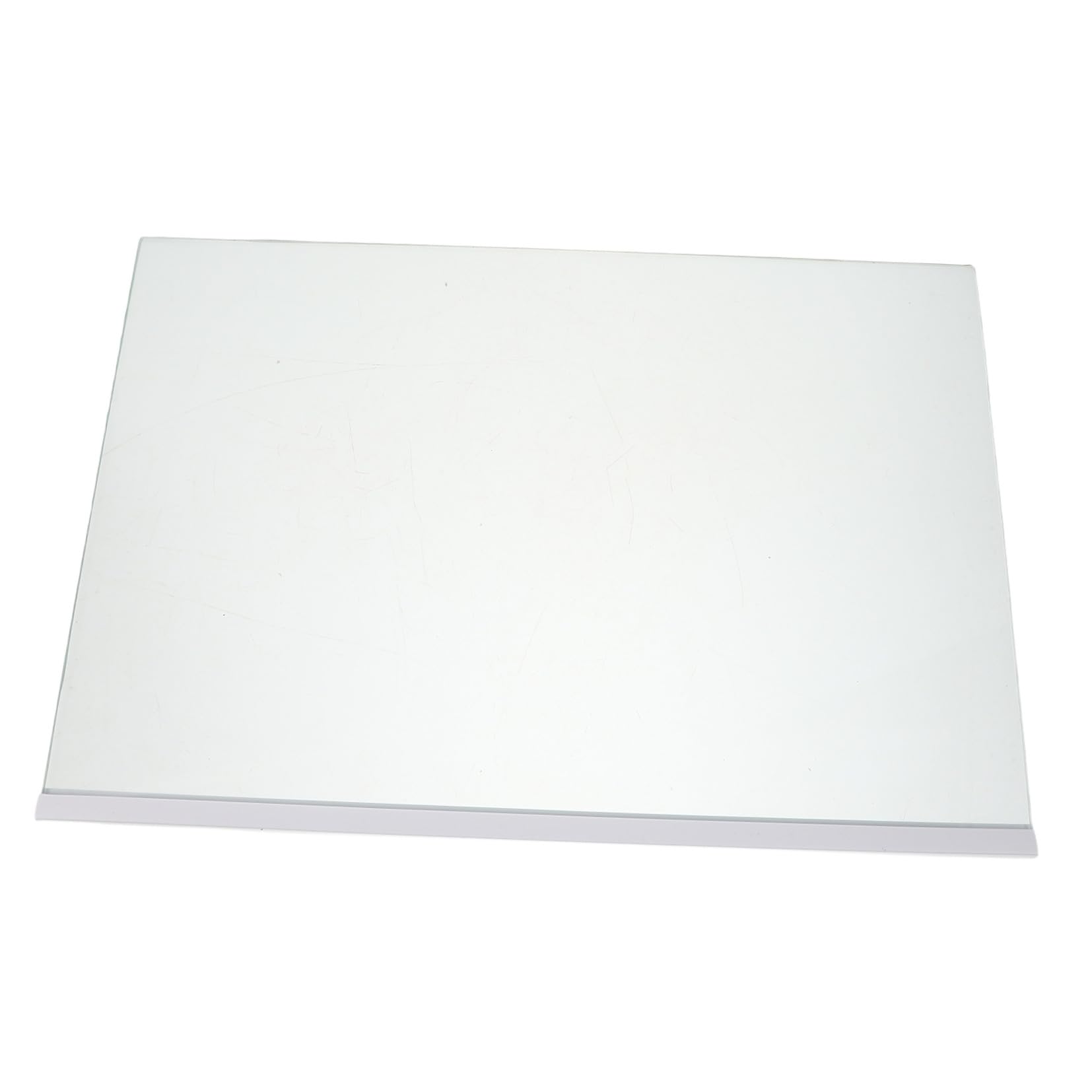 VALICLUD Estante Divisor de Vidrio Templado para Nevera Borde Envuelto, 1 Pieza 400X280 MM, Adecuado para Organización de Alimentos en Frigorífico