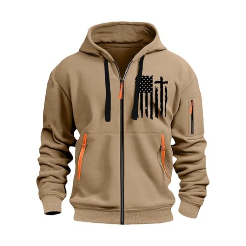 Pull décontracté veste de survêtement homme ample avec fermeture