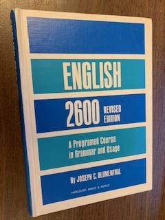 English 2600 B000JDK1MK Book Cover