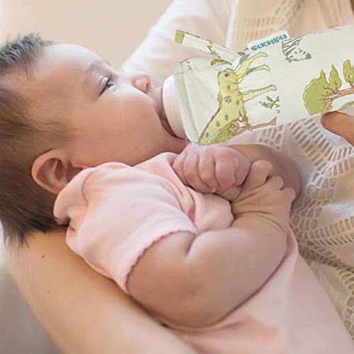 Image of abracadabra Cotton Bottle Modern Cover (Set Of 2) - Savanna, Multicolor