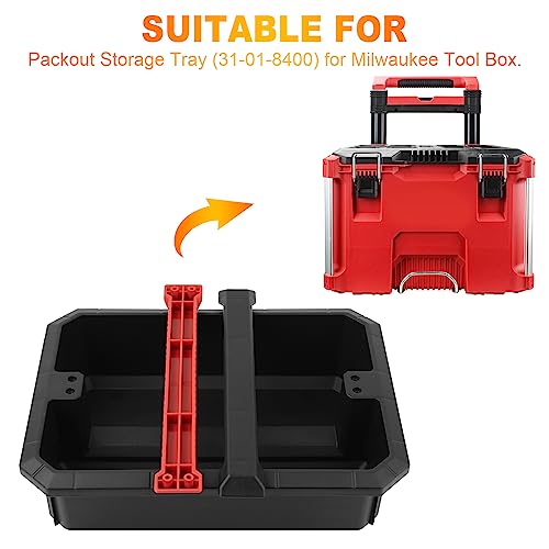31-01-8400 Toolbox Storage Tray, suitable for Large Packout Storage Tray for Milwaukee Tool Box replace- 48-22-8425 48-22-8426