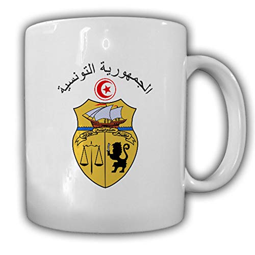 Tasse Tunisie armoiries emblème Mug # 13953