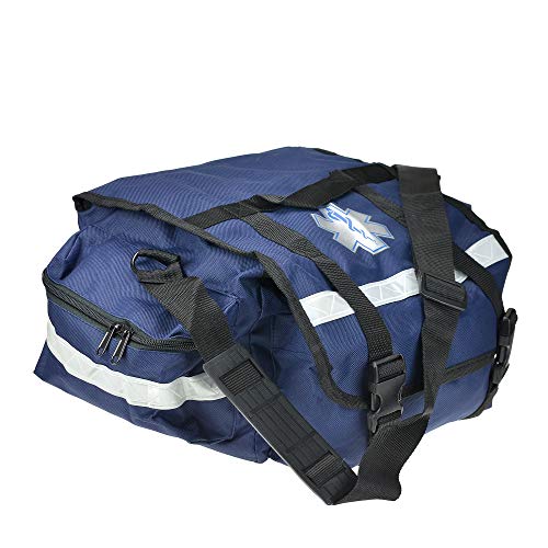 Dealmed First Responder Medic Trauma Bag - Medium, Easy to Carry, Blue - Thumbnail 4
