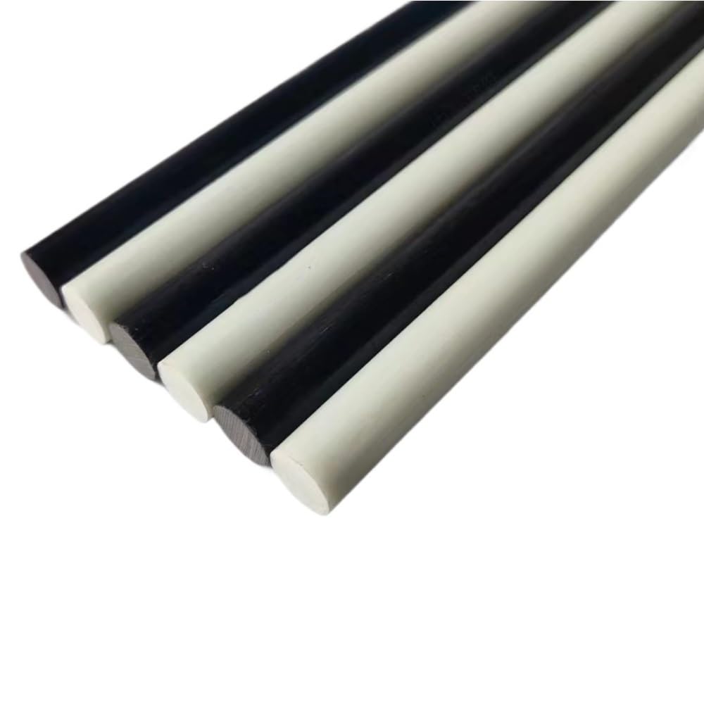 10 szt. Prętów z włókna szklanego o wysokiej wytrzymałości - 20-calowe pręty z litego włókna szklanego(9.0x500mm)