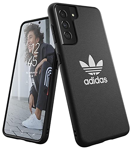adidas Handyhülle Entwickelt für Samsung Galaxy S21, Fallgeprüfte Hüllen, Stoßfeste Erhöhte Kanten, Original Schutzhülle, Schwarz