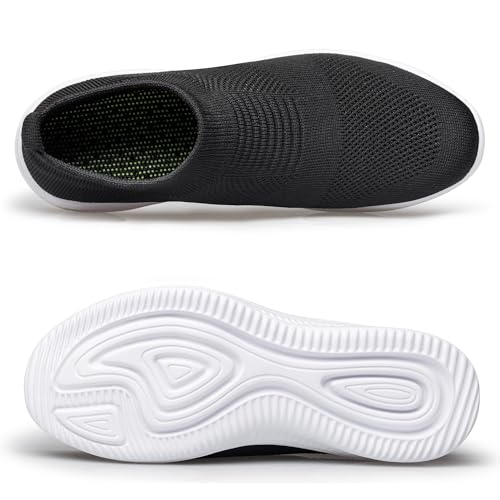 Image of vibdiv Men's Slip-On Walking Shoes Casual Sneakers Lightweight Breathable for Everyday Wear