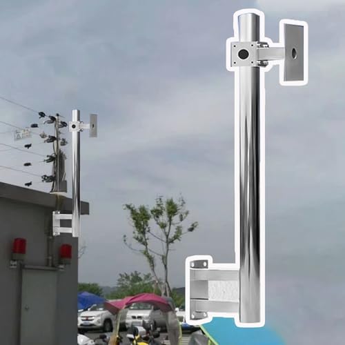 Support caméra extérieur pour poteau et toit, modèle universel de 1.2 m pour dôme de sécurité