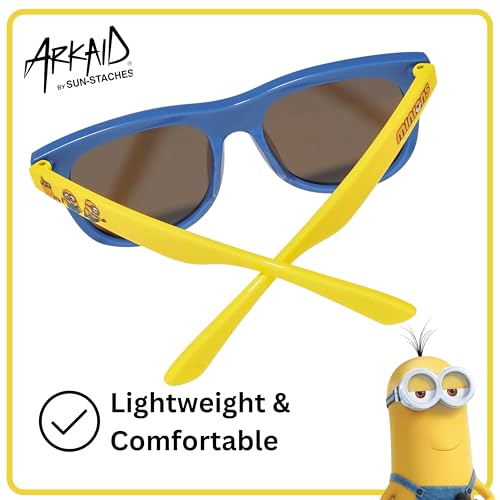 ARKAID Minions Sunglasses for Kids | Officially Licensed Minions Shades | UV 400 | One Size Fits Most Kids4