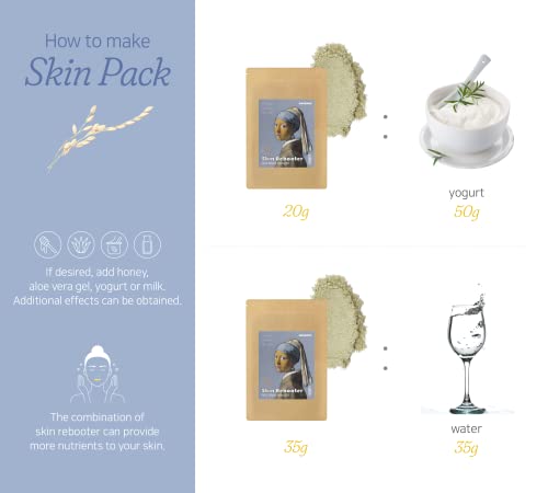(10Oz)Facial Mask Powder From Nature - Rice Bran, Natural Skin Care / Exfoliation, Moisturizing, Skin Nutrition #TOP3