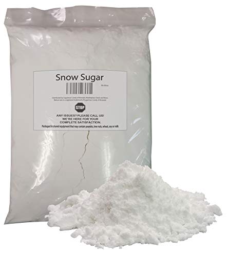 Naturejam No Melt Sweet Snow Sugar 5 Pound Bulk Bag For Doughnuts And Pastries-White Sugar For Powdered Donuts Origin: Germany #TOP25