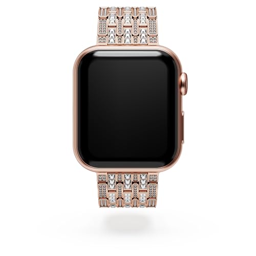 Image of Swarovski Sparkling princess strap, For Apple Watch 40mm & 41mm, Rose gold tone, Rose gold-tone finish