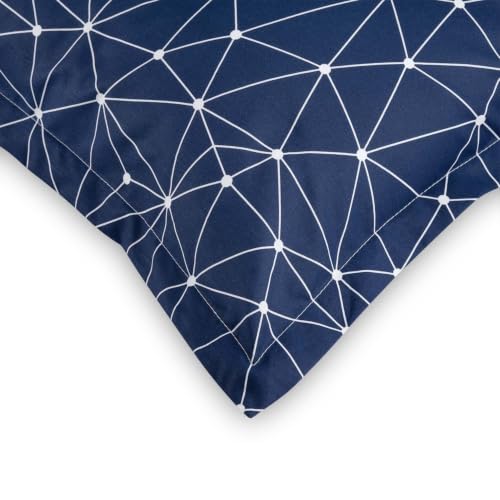 Image of Wakefit 100% Cotton Pillow Cover Set of 4 | 200 TC Soft & Breathable Pillow Cases | King Size 19 x 36 Inch | Skin Friendly, Durable & Gentle Machine Washable | Nicole