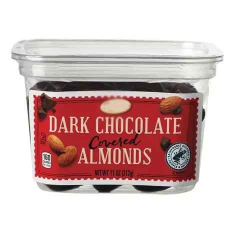 Dark Chocolate Covered Almonds, Fair Europeon Germany Trade Cocoa...