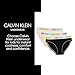 Calvin Klein Kids Girls' Modern Cotton Bikini Underwear 3-Pack, Black/Crystal Pink/Heather Grey, Large