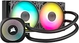 CORSAIR Nautilus 240 RS ARGB Liquid CPU Cooler – 240mm AIO – Low-Noise – Direct Motherboard Connection – Daisy-Chain – Intel LGA 1851/1700, AMD AM5/AM4 – 2X RS120 ARGB Fans Included – Black (Renewed)