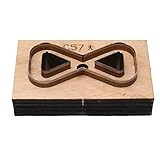 Sonew Leather Die Cutter High Hardness Reusable Cutting with Stable Wooden Base for DIY Leather Jewelry Crafts