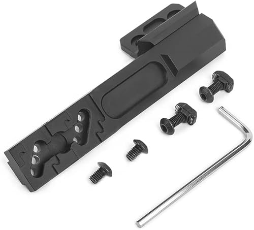 NOBUHIRO Soporte de luz compensada de aleación de aluminio de metal, serie M300 M600 linterna táctica extensión de luz de montaje desplazado,